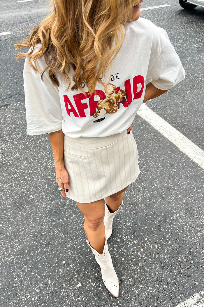 T-shirt Feminina Afraid Bear - Mini Moni