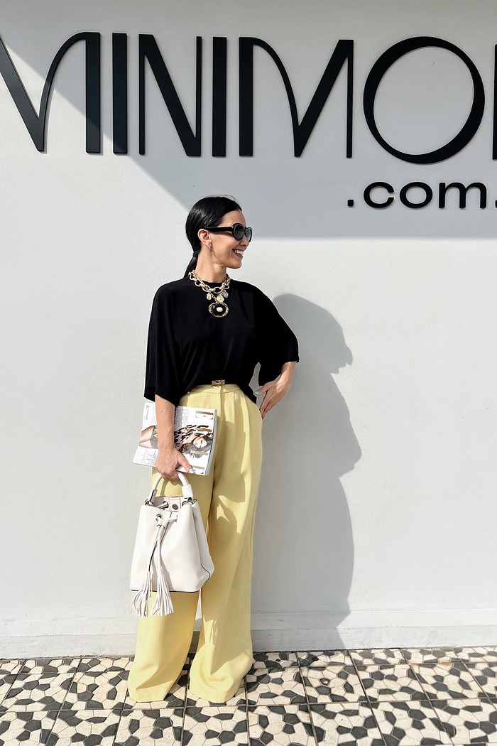 Tee  Preta Margela - MiniMoni