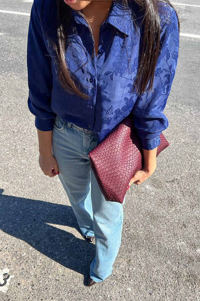 Camisa Antonella Azul - Mini Moni