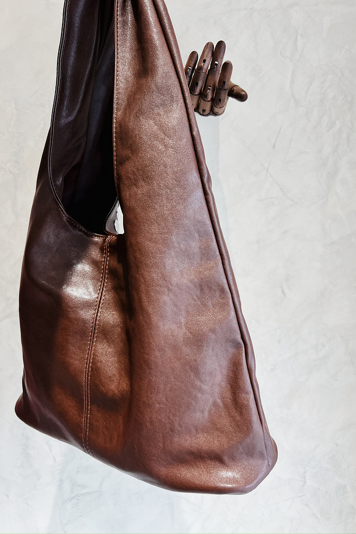 Bolsa Tote Bag Rebites Marrom - Mini Moni