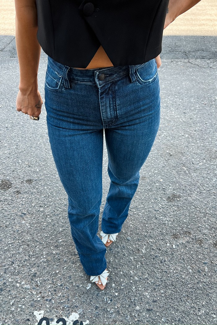 	Calça Denim Louise - Mini Moni