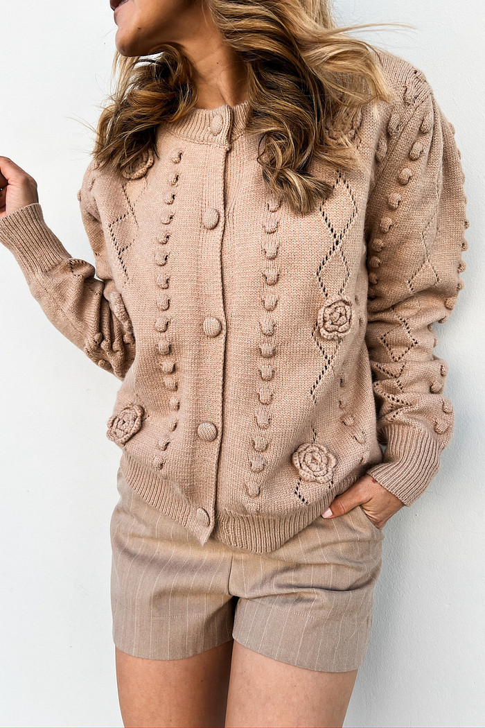 Tricot Florença Areia - Mini Moni