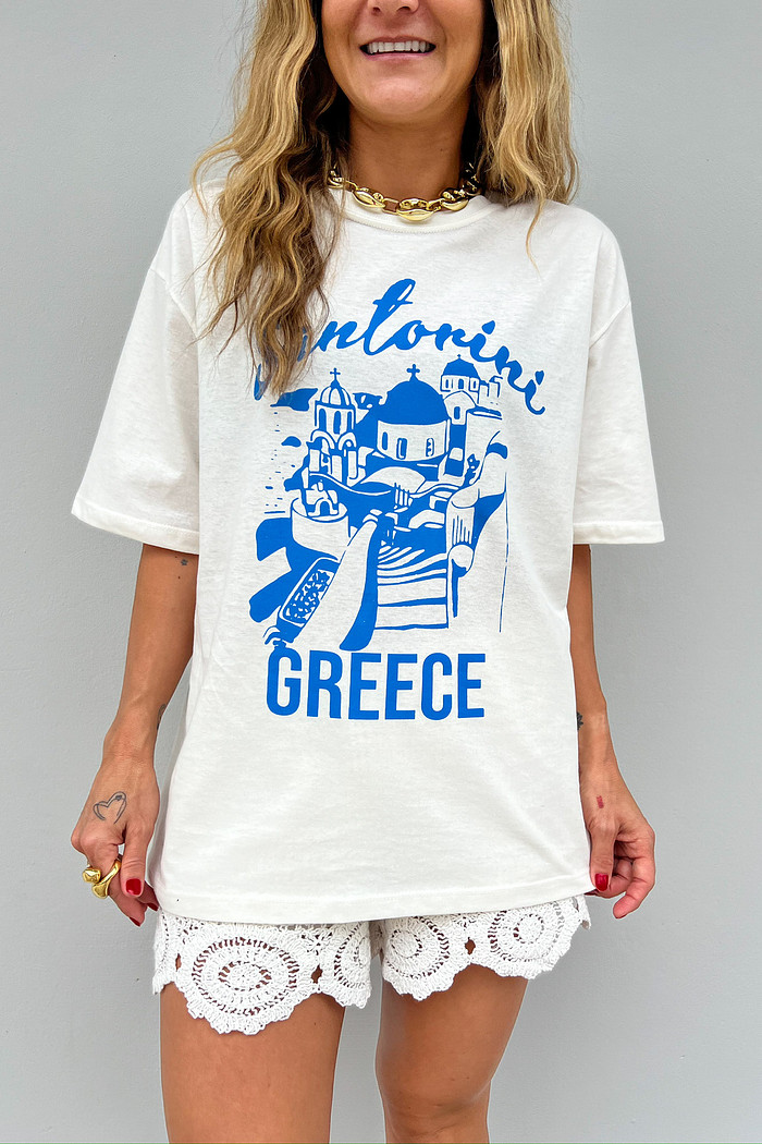 T-shirt Feminina Santorine - Mini Moni