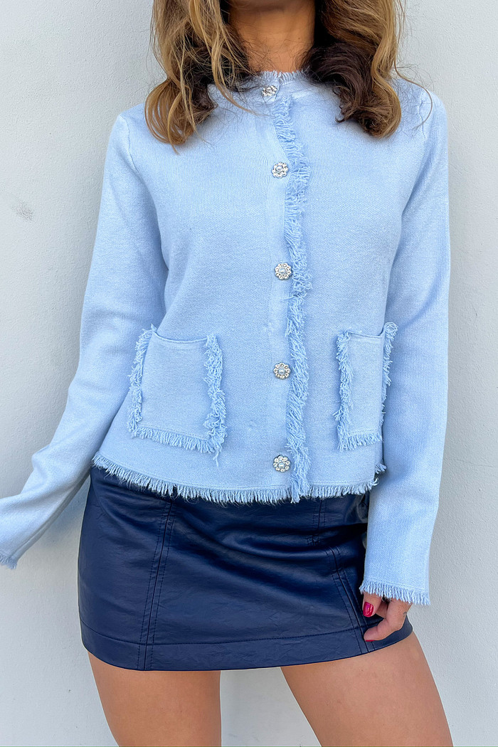 Casaqueto Gabrielle Azul - Mini Moni