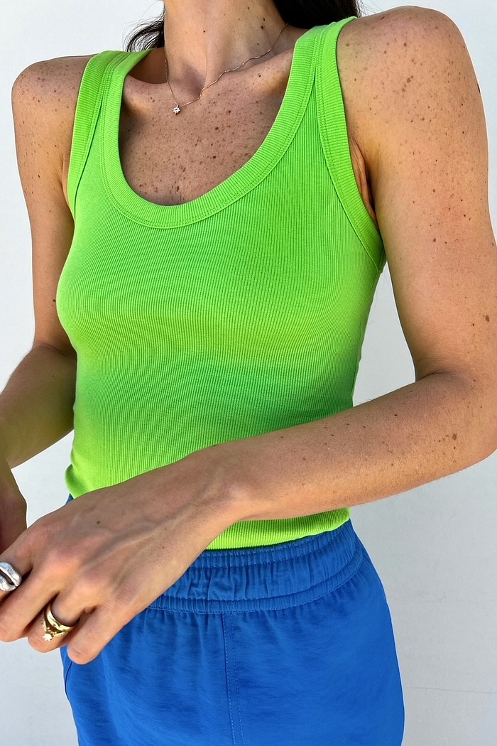 Regata Feminina Ribana Verde Lima Daniela - Mini Moni