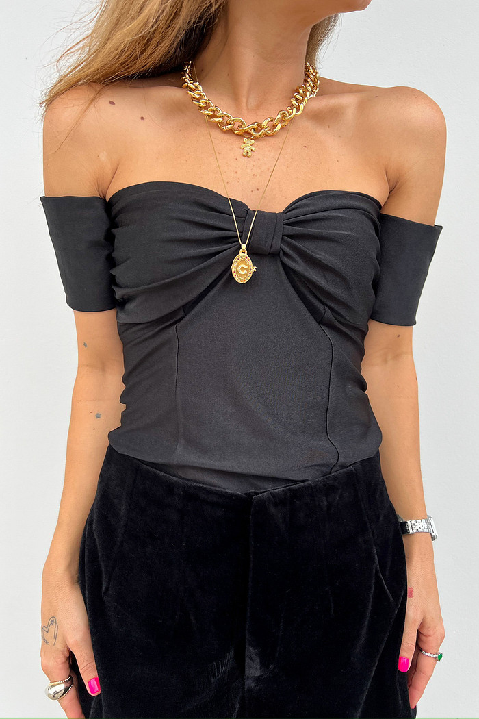 Tomara que Caia de Laço Preto Celebrar - Mini Moni