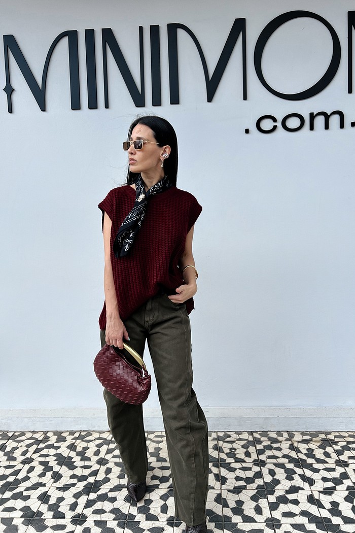 Colete Lã Malbec Gemma - MiniMoni