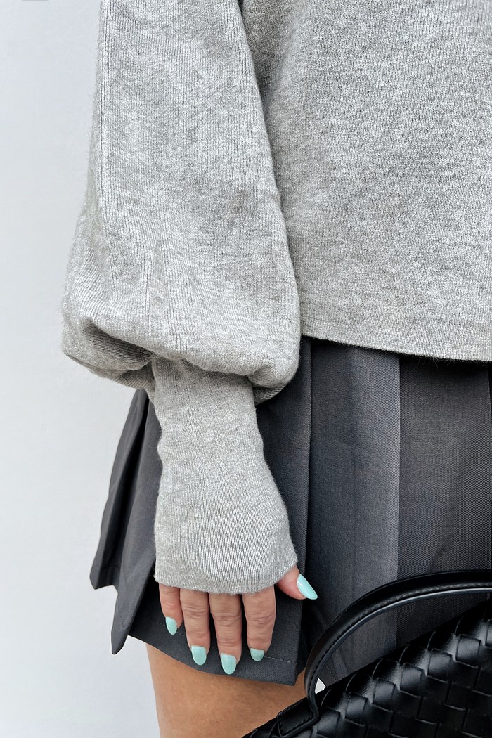 Blusa Grey De Linha Ophelia - MiniMoni