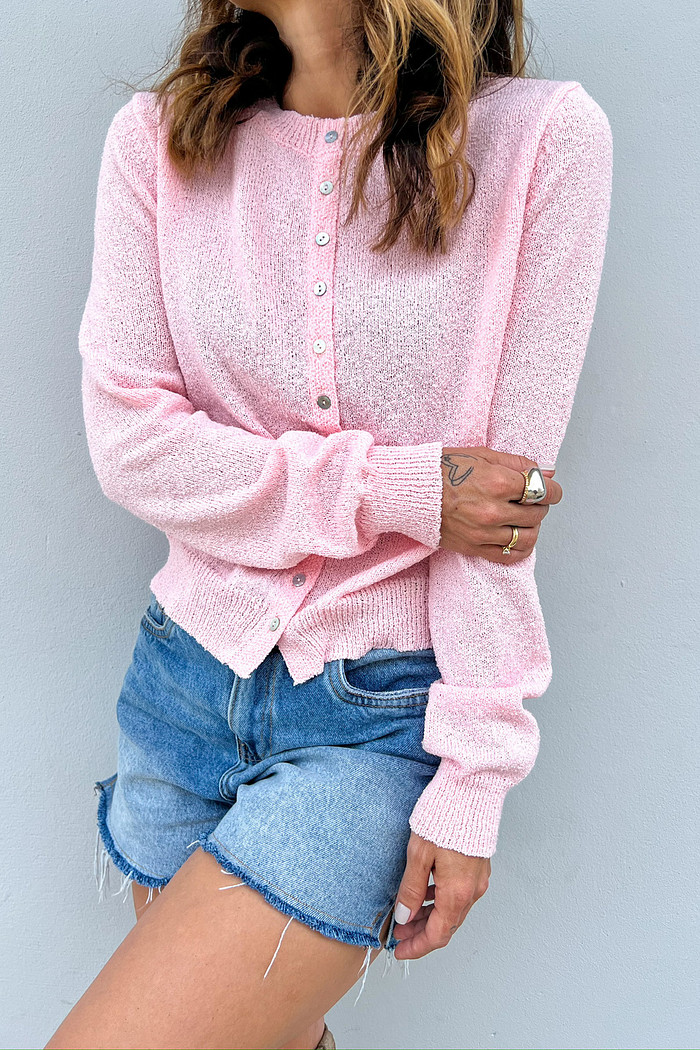 Cardigan Boucle Cristina Rosa - Mini Moni