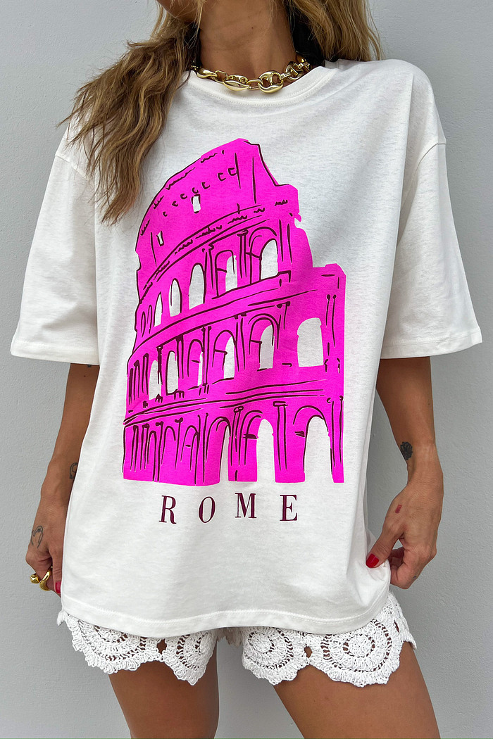 T-shirt Feminina Rome - Mini Moni