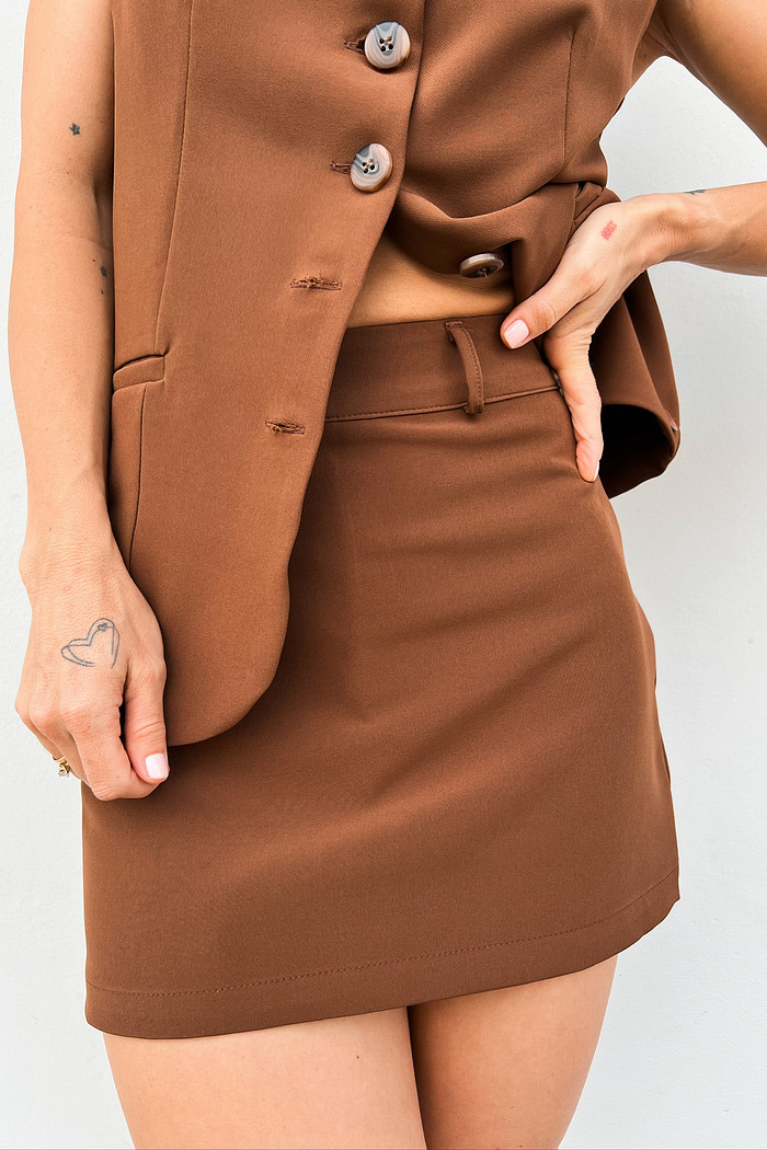 Shorts Saia de Alfaiataria Pamela – Mini Moni