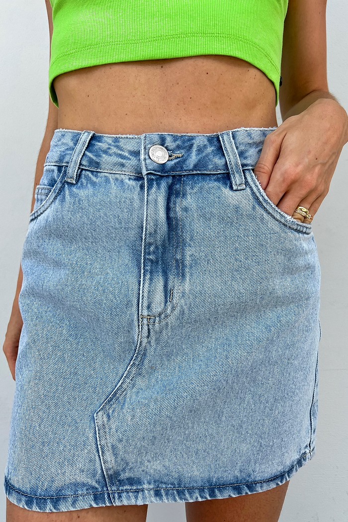 Saia Jeans Thayla - Mini Moni