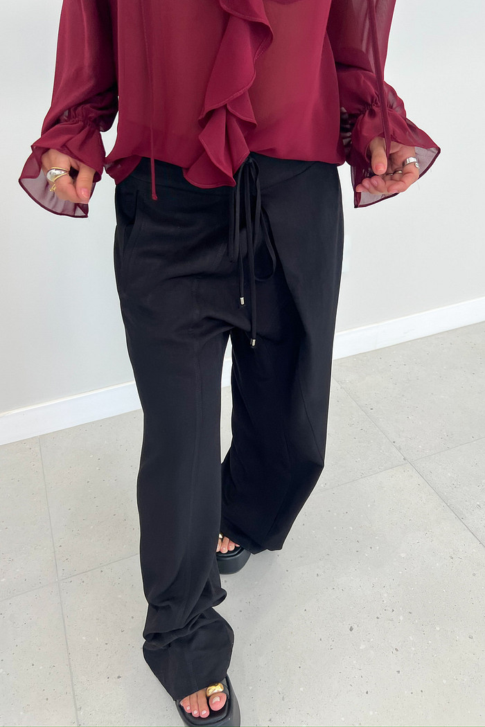 Calça Saruel Preto Poppy - Mini Moni