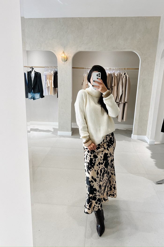 Saia Midi Animal Print - Mini Moni