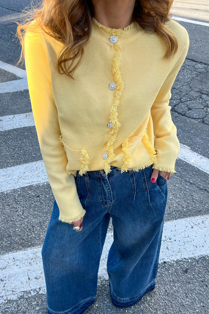 Casaqueto Gabrielle Amarelo - Mini Moni