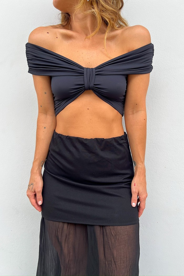 Saia Longa Preta Carmel - MiniMoni