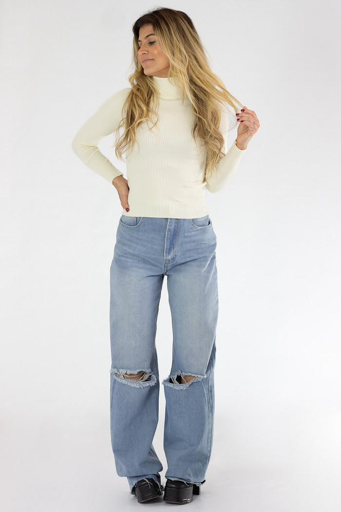 Calça Denim Raissa - Mini Moni