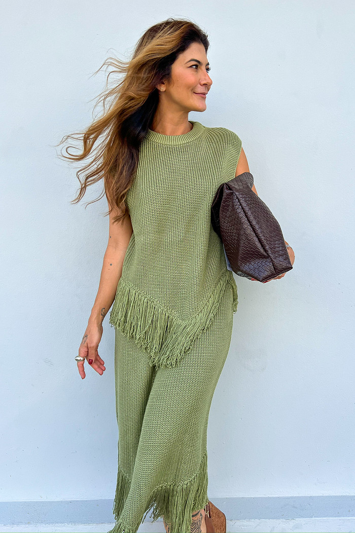 Conjunto de Franjas Linha Verde - Mini Moni