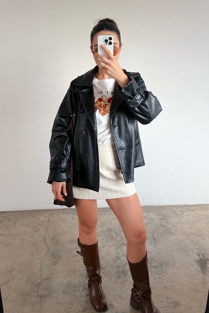 Shorts Saia de Alfaiataria Maja Areia - Mini Moni