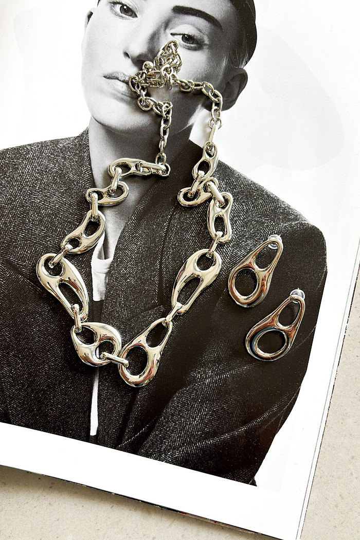 Conjunto Colar e Brinco Lacre - Mini Moni