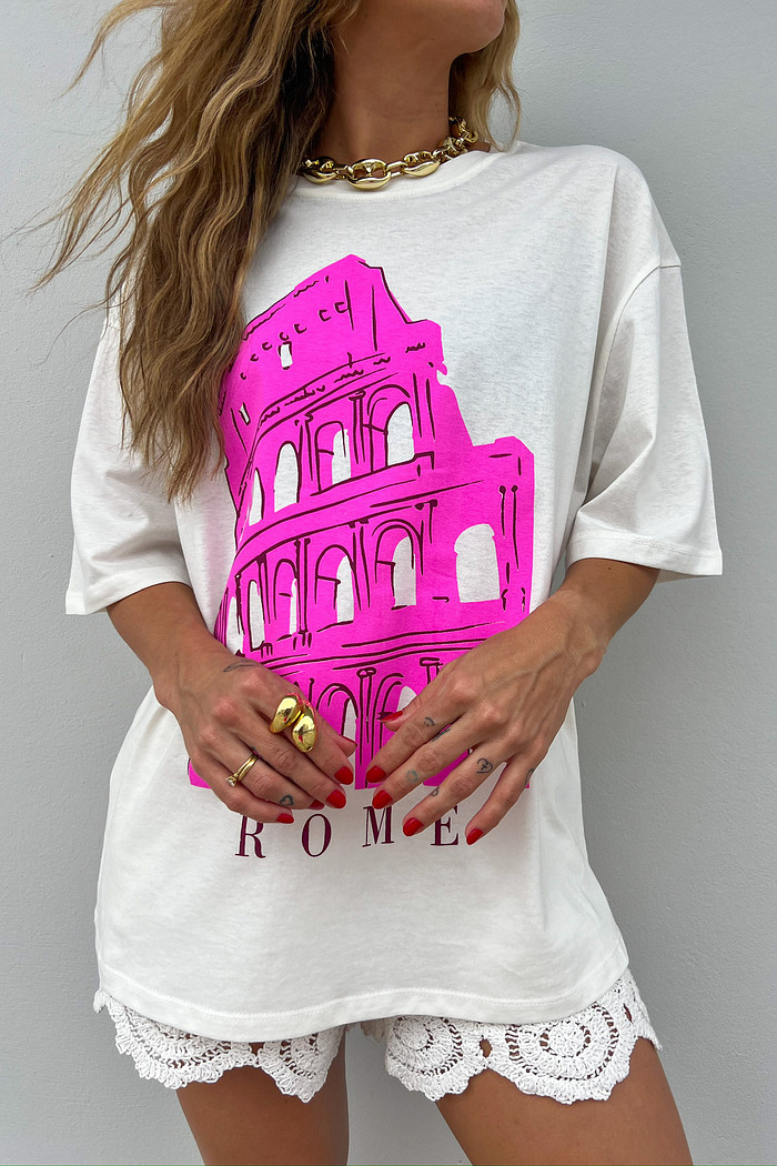 T-shirt Feminina Rome - Mini Moni