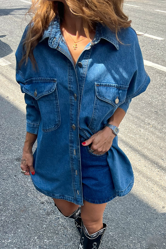 Shorts Denim Mom - Mini Moni