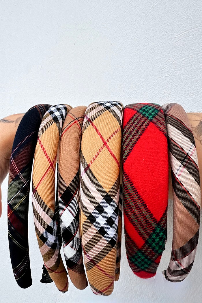 Tiara  Burberry  Azul Grossa - MiniMoni