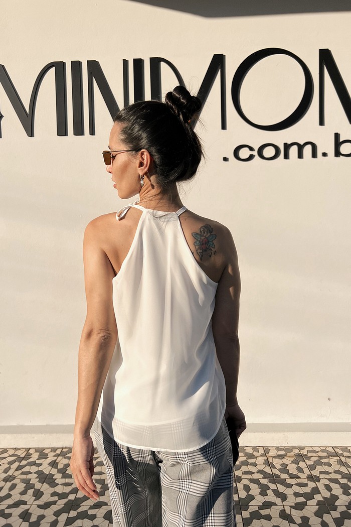Blusa Branca Laura - MiniMoni