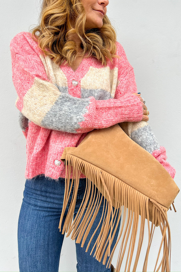 Casaco Vintage Carmo Rosa - Mini Moni