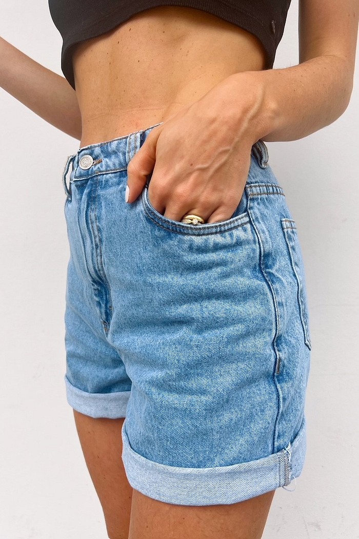 Bermuda Jeans Feminina Raquel - Mini Moni