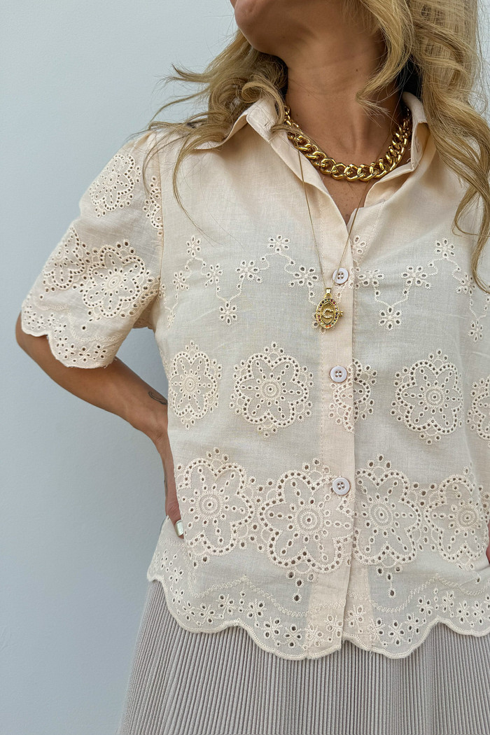 Mini Camisa Nozes de Laise - Mini Moni