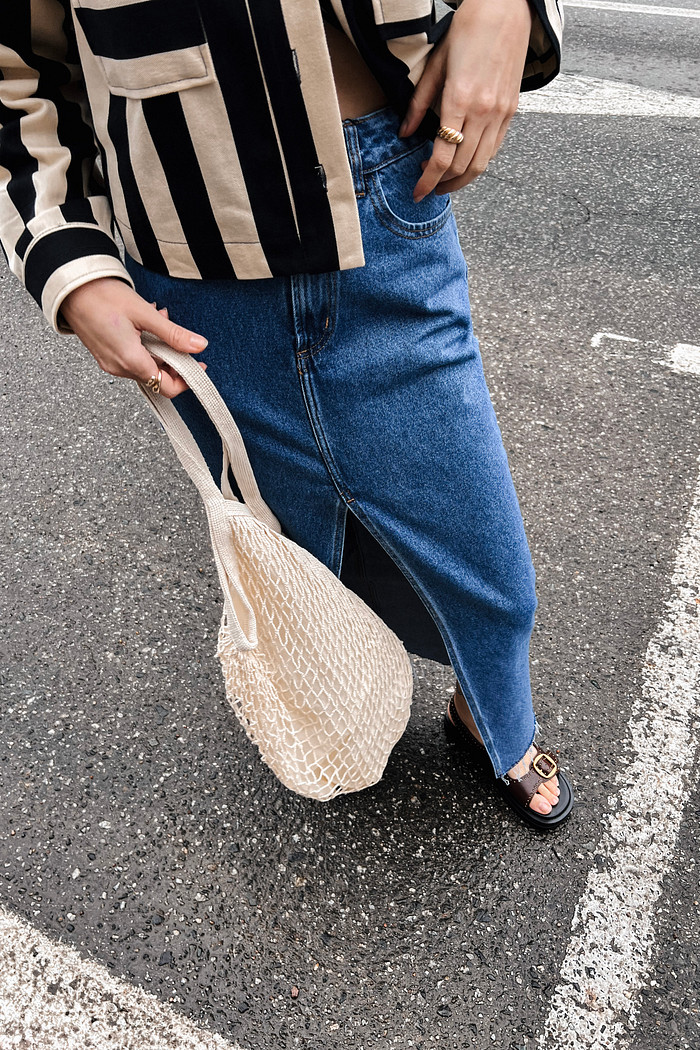 Saia Jeans Longa - Mini Moni