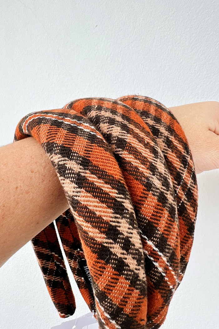 Tiara Grossa Açafrão Burberry - MiniMoni