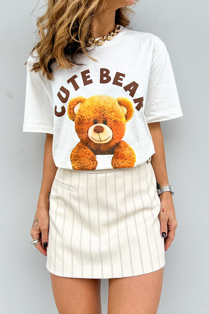 T-shirt Feminina Cute Bear - Mini Moni
