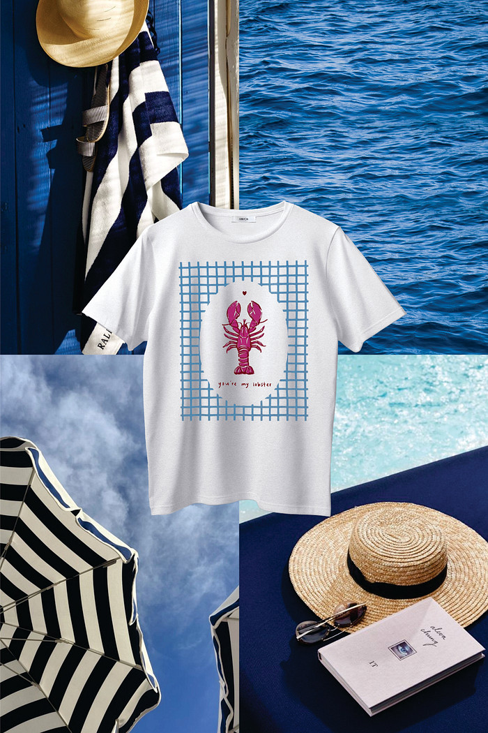T-Shirt Love Lobster - MiniMoni