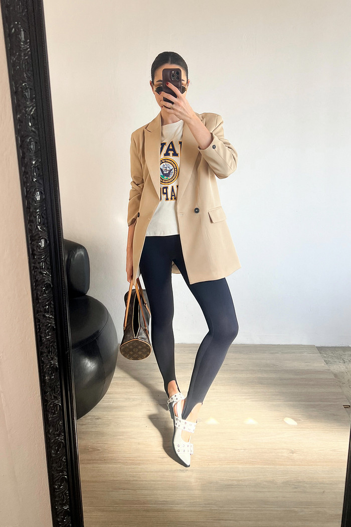 Calça Fusô Preta Dominique - Mini Moni