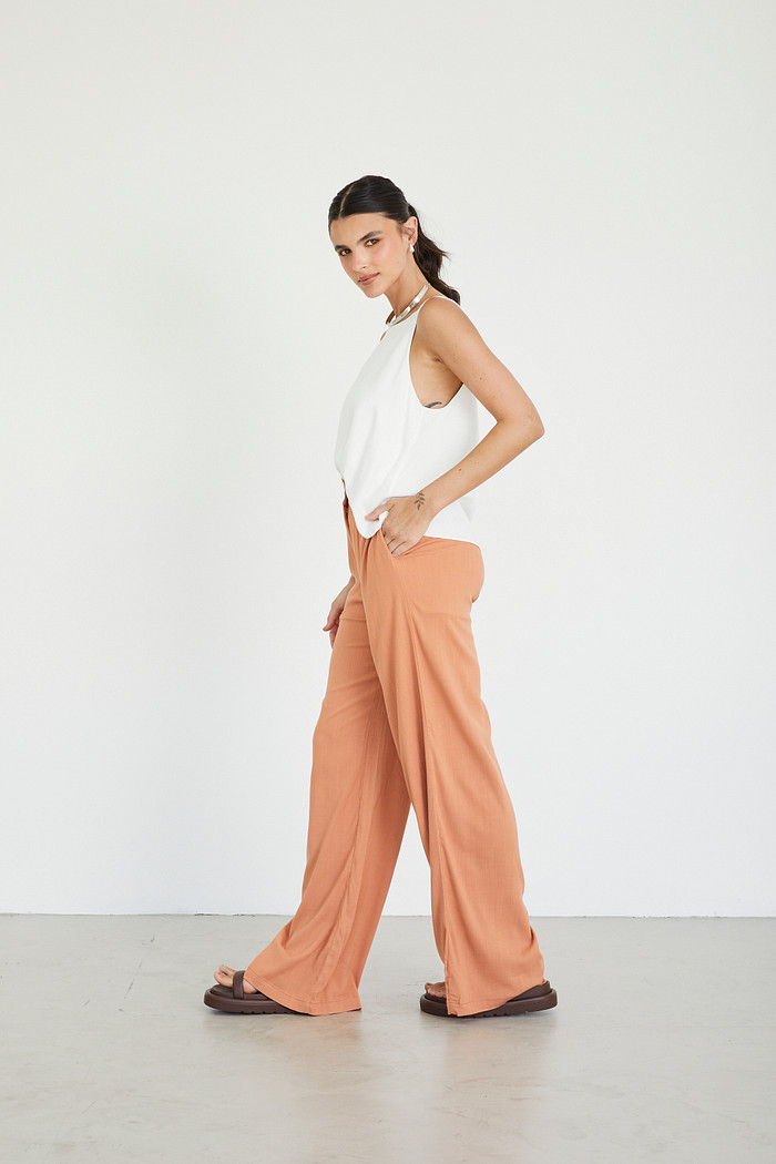 WIDE LEG VANILLA CARAMELO LIGHT