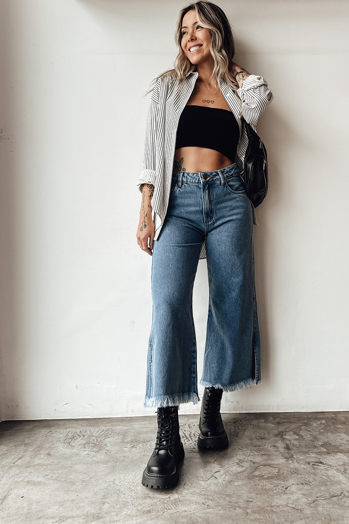 PANTALONA CROPPED ESCURA