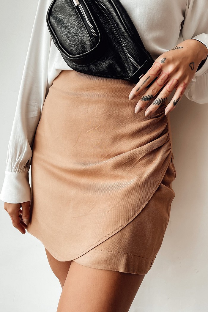 MINI SAIA DRAPEADA VISCOSE