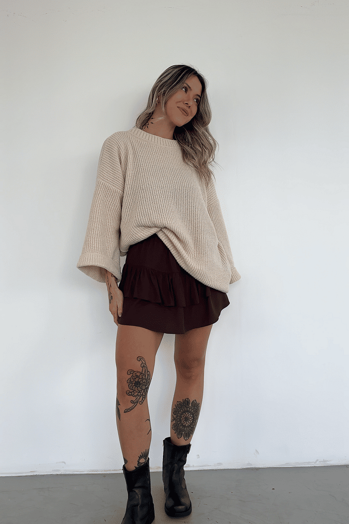 BLUSAO TRICOT OVERSIZED