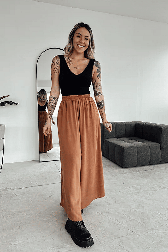 MAXI PANTALONA VISCOLINHO ESSENCE