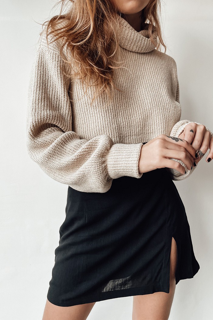 MINI SAIA VISCOLINHO VANILLA