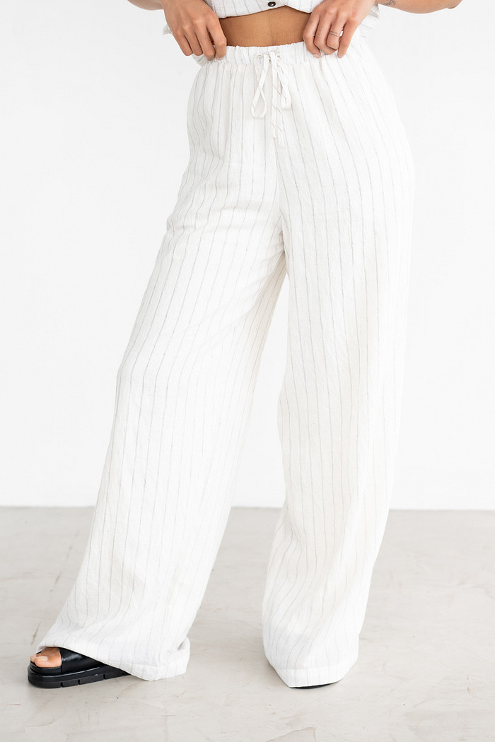 CALÇA LINHO RANYA LISTRAS