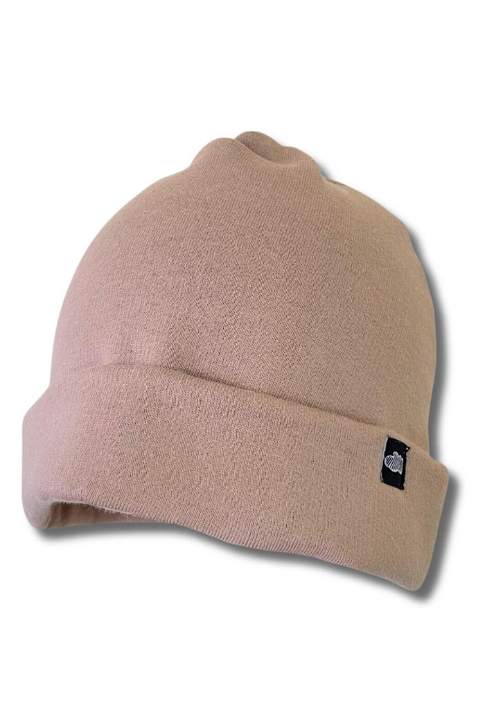 Touca Gorro Infantil Flanelada Moletom Camelo