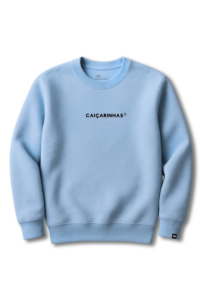 Blusão Infantil Felpado Azul Caiçarinhas ®