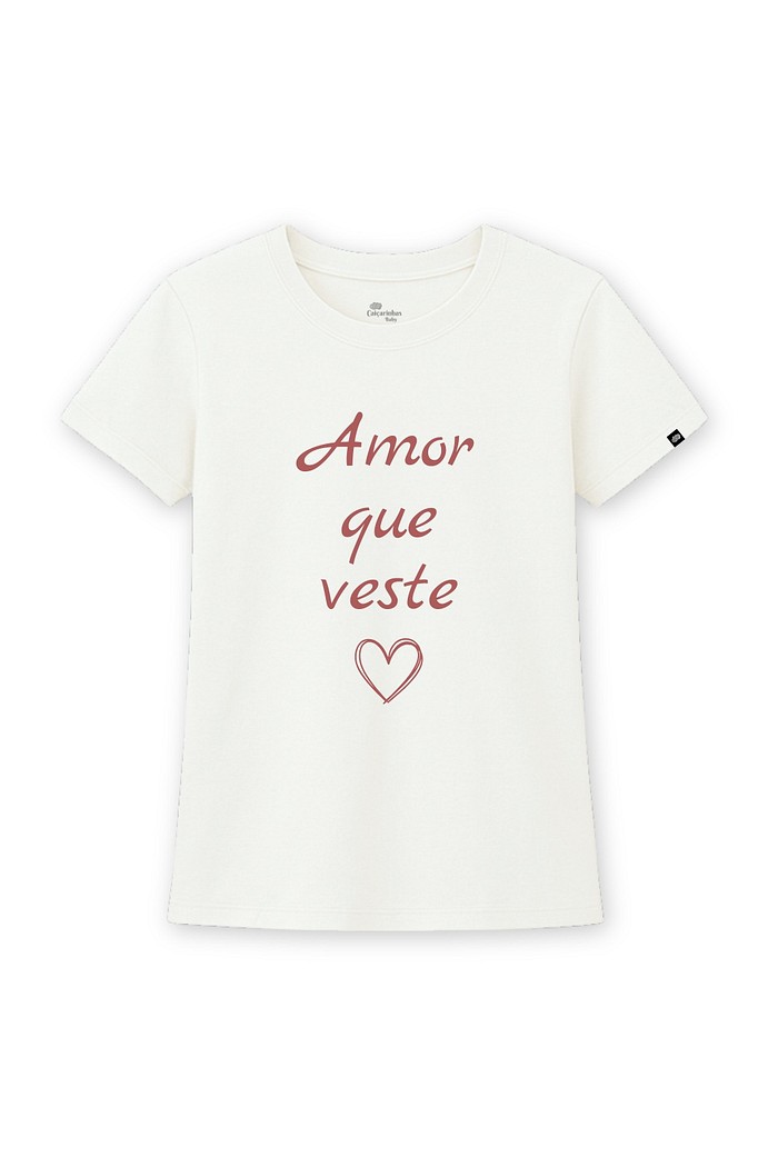 Camiseta Feminina Amor que Veste Cotton Mãe e Filho(a)