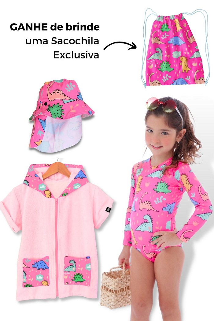 Kit Dinossauro Rosa Mais Indicados