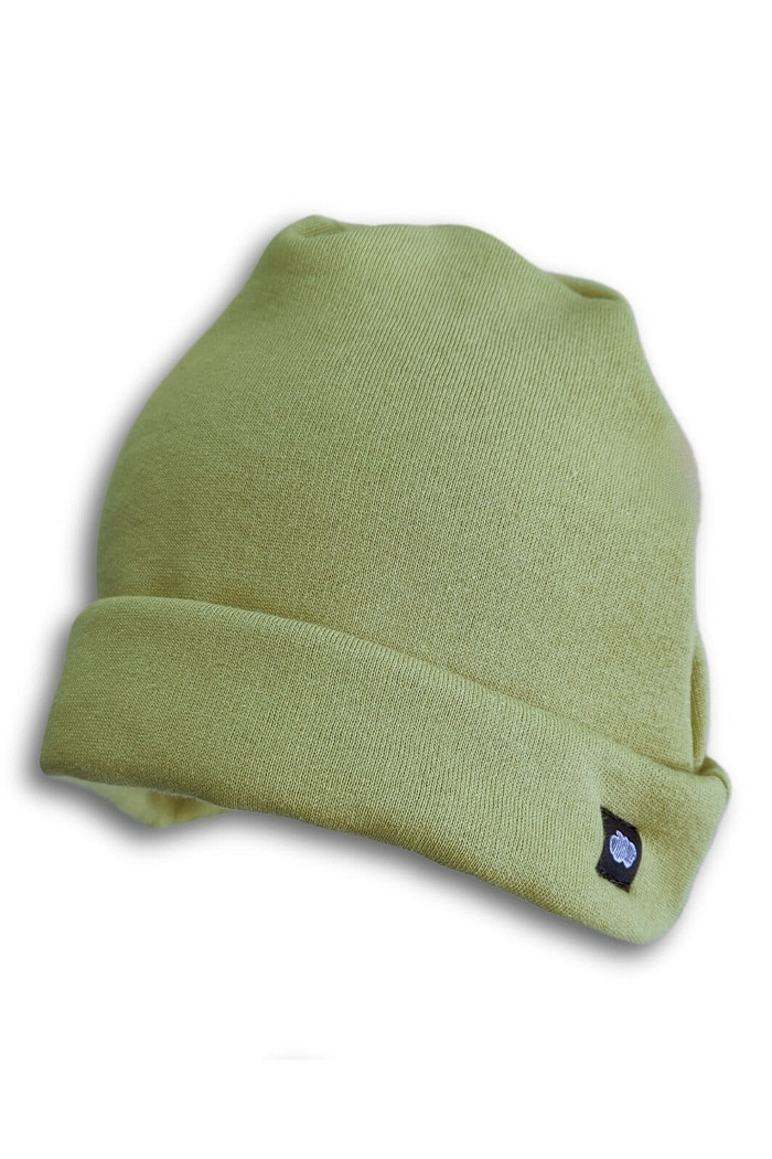 Touca Gorro Infantil Flanelada Moletom Verde