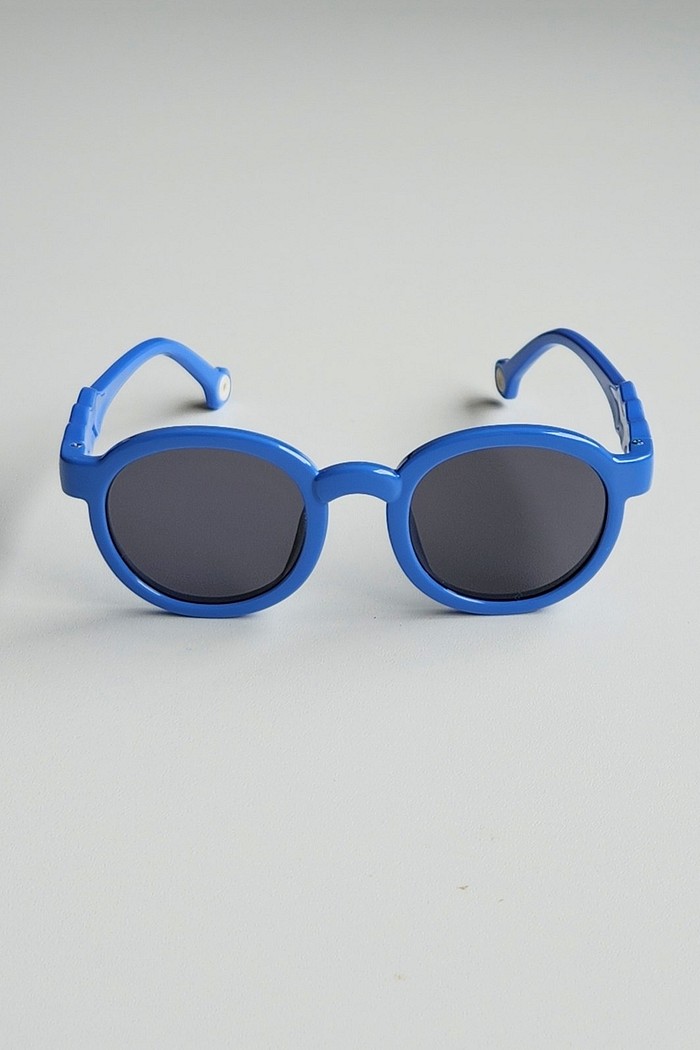 Óculos Infantil Bebê 0 a 6 anos Flexível com Proteção UV400 Azul Pipa