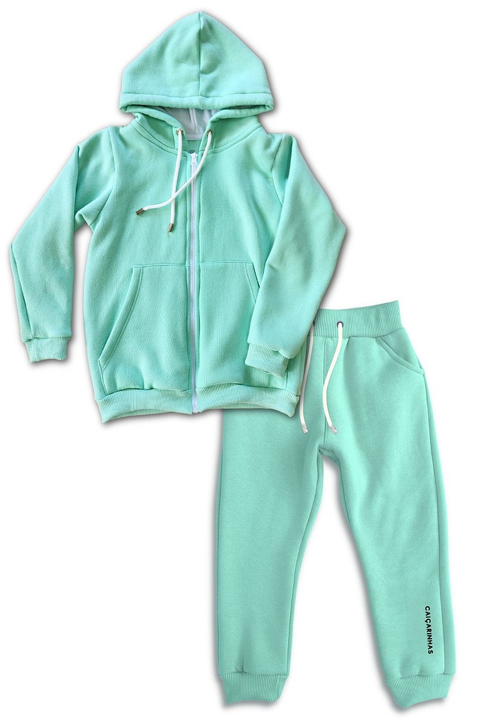 Casaco + Calça Verde Menta Unissex